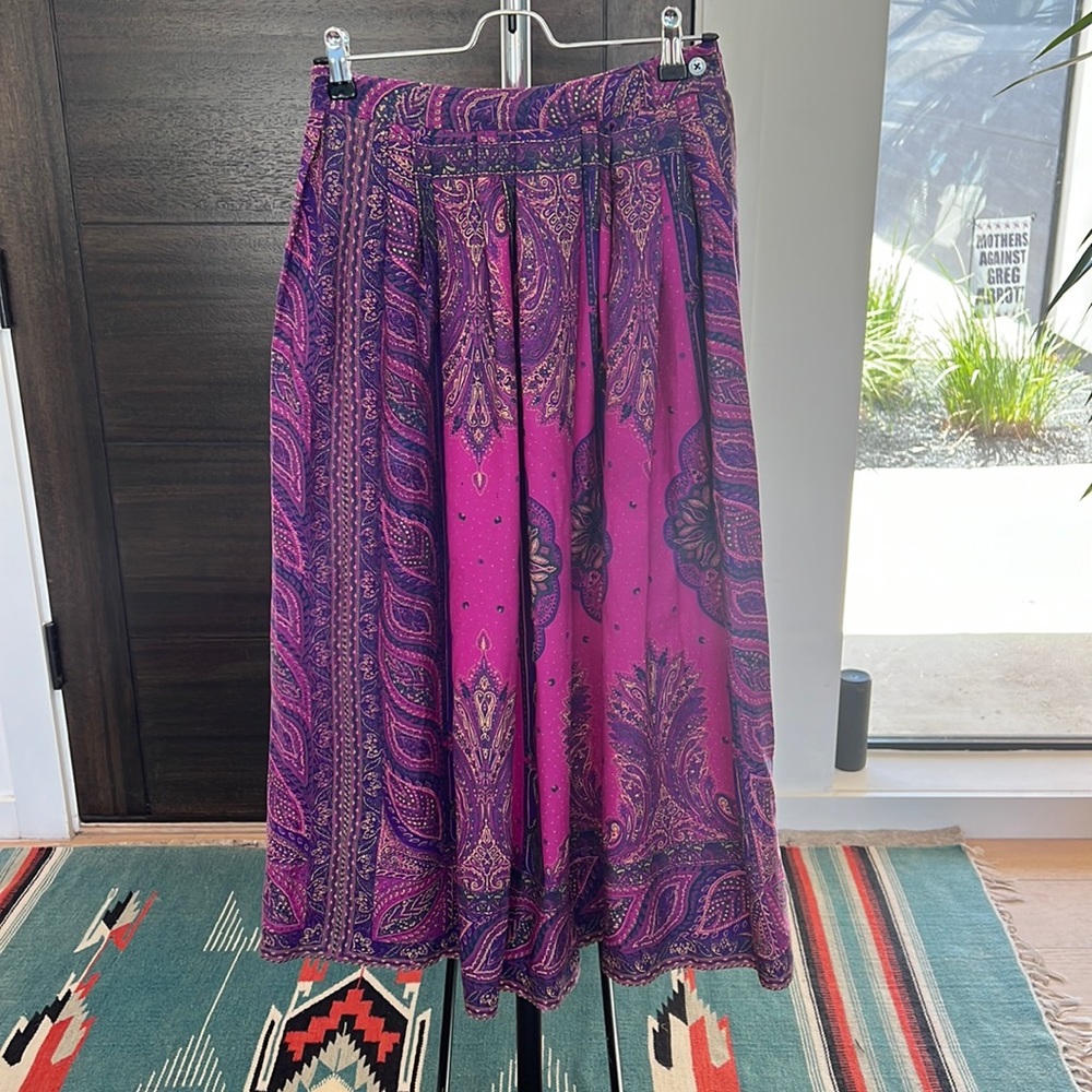 Vintage Bluegrass Festival Bandana Skirt with POCKETS!